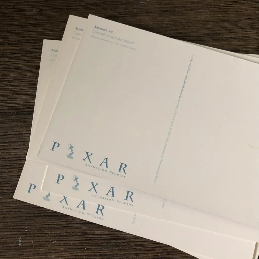 Disney Pixar Movie Postcards: Monster's INC. 6 pack.